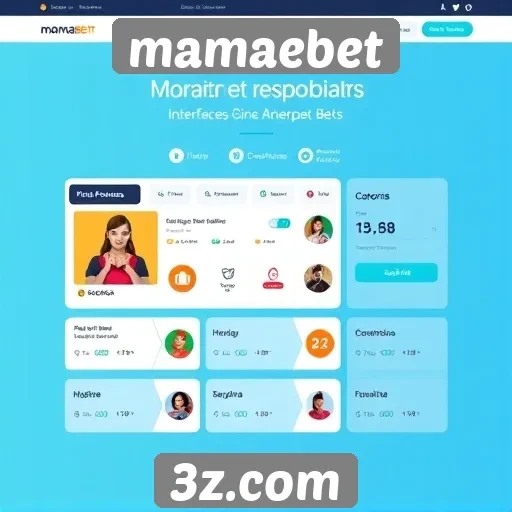 Análise da interface do site Mamaebet